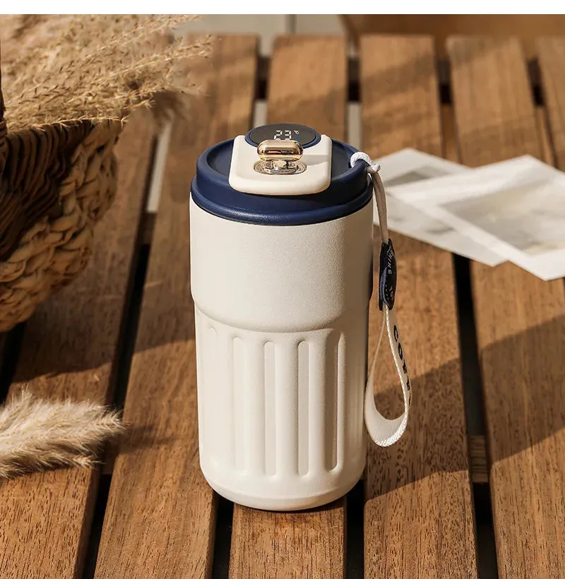 450ml Bottle Smart Display Stainless Steel thermal cup