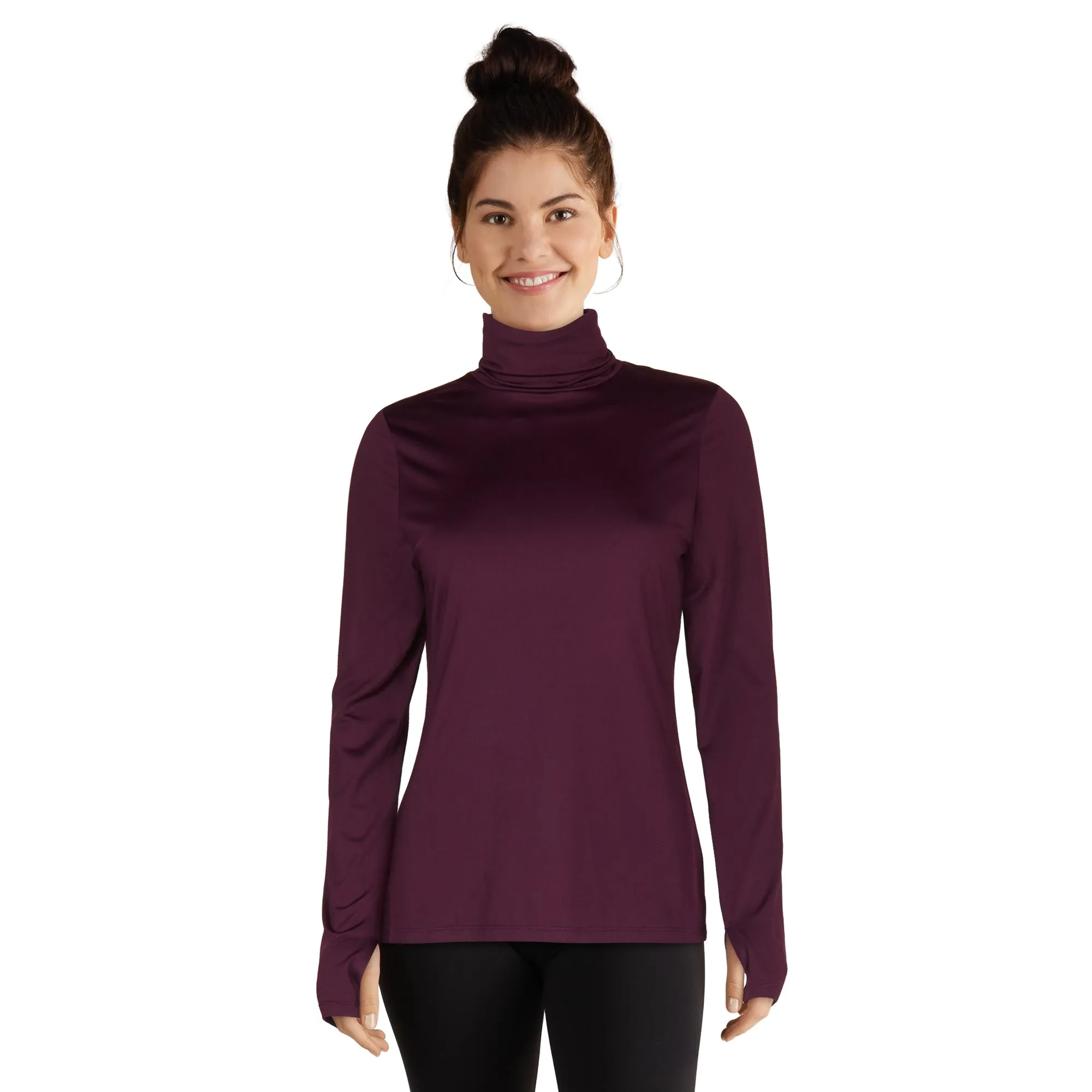 ACX Active Pink Women's Fitted Turtleneck