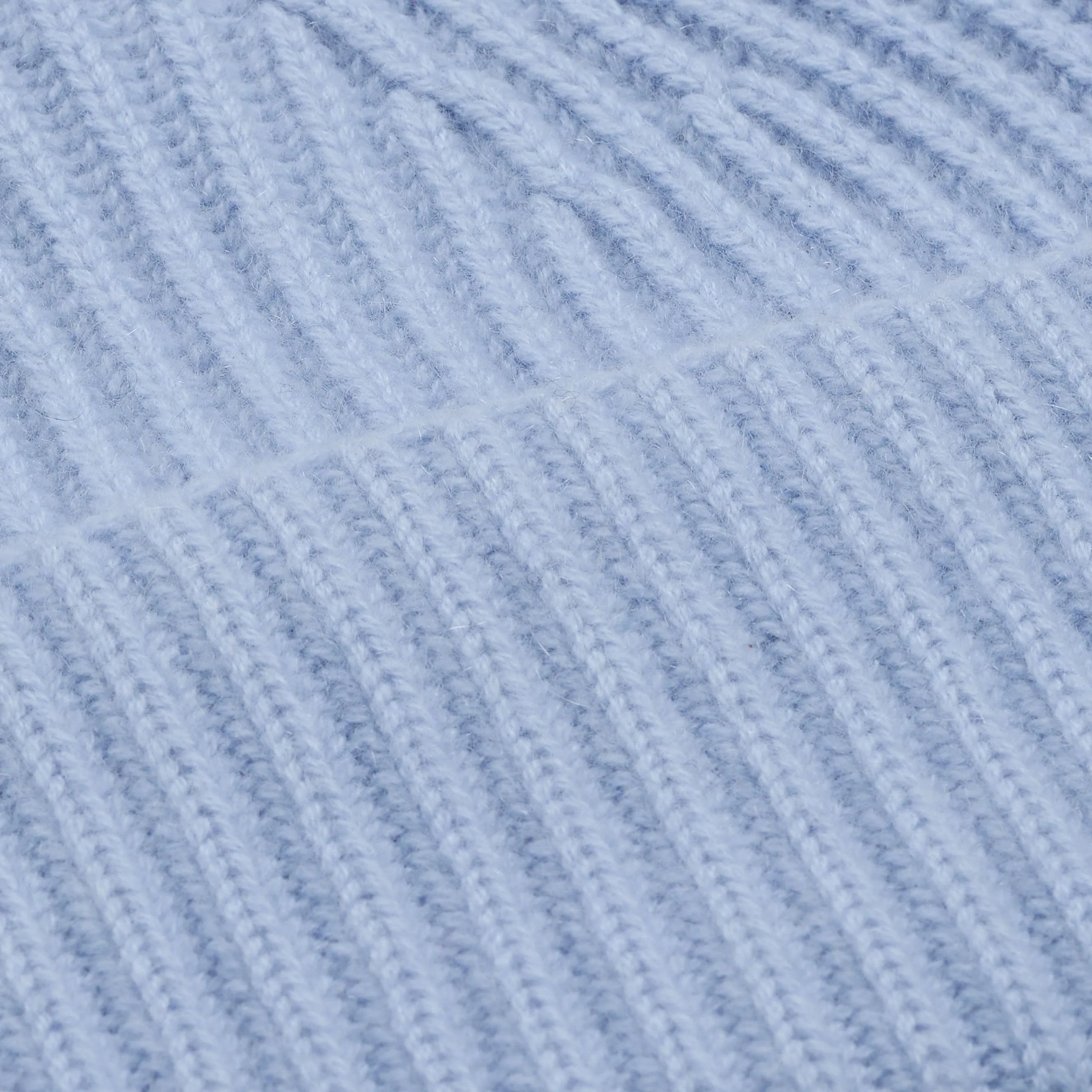 Alba Cashmere Beanie - Light Blue