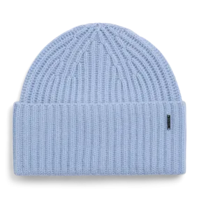 Alba Cashmere Beanie - Light Blue