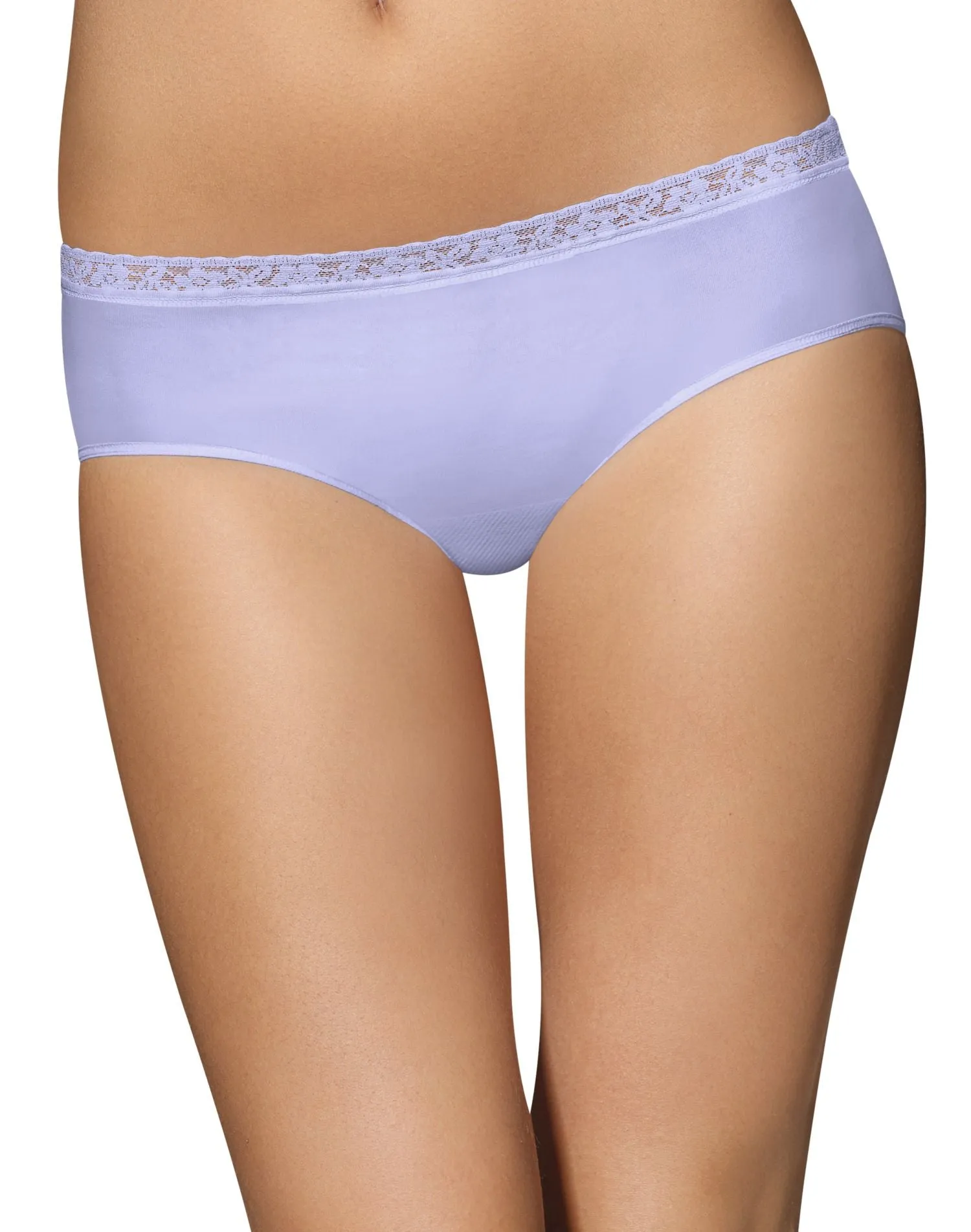 Bali Comfort Revolution Seamless Lace Hipster Panty
