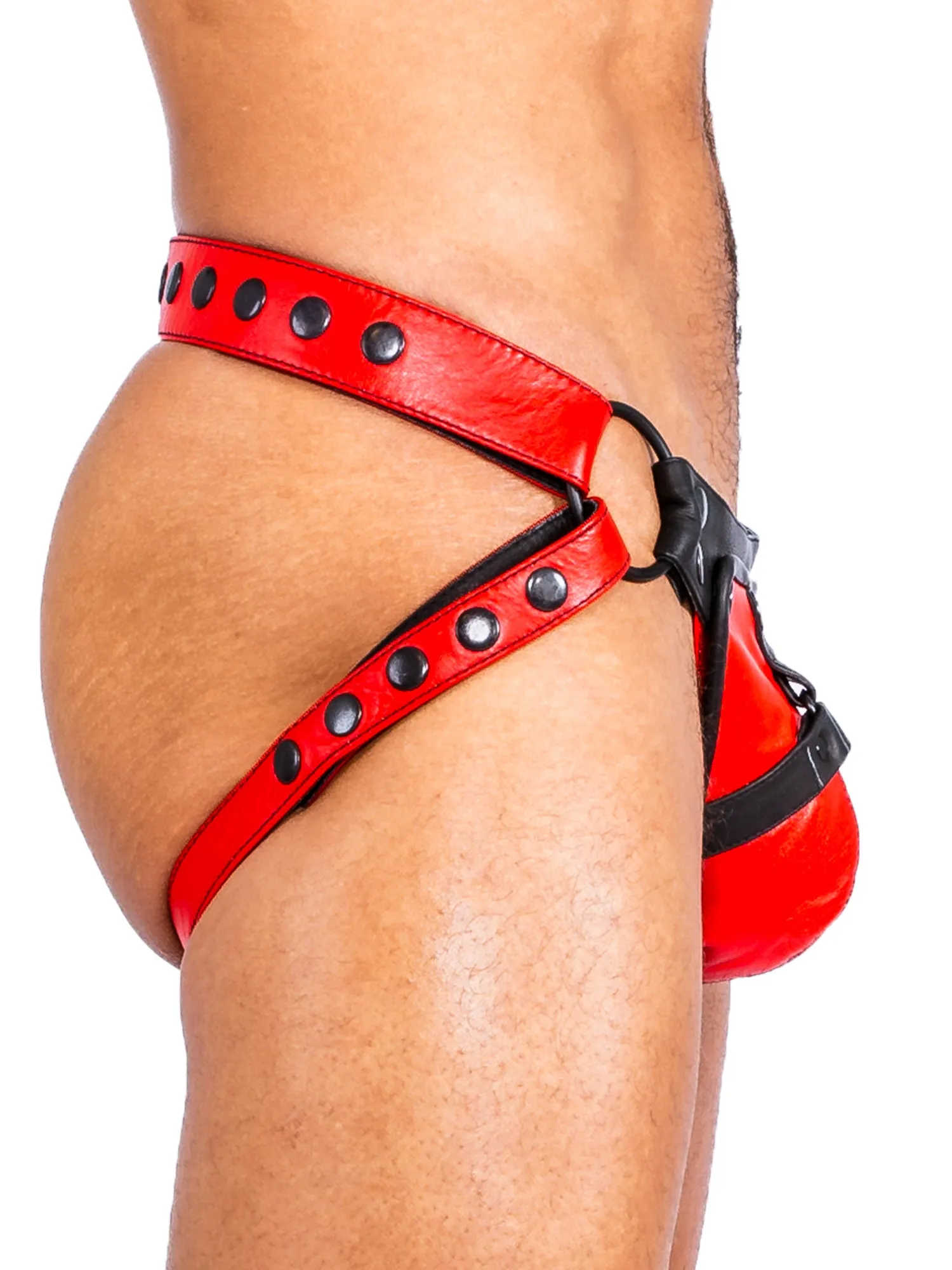 Bulldog Jockstrap Black/Red - One Size