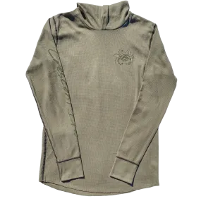 Camo Crab Adult Long Sleeve Thermal Hoodie