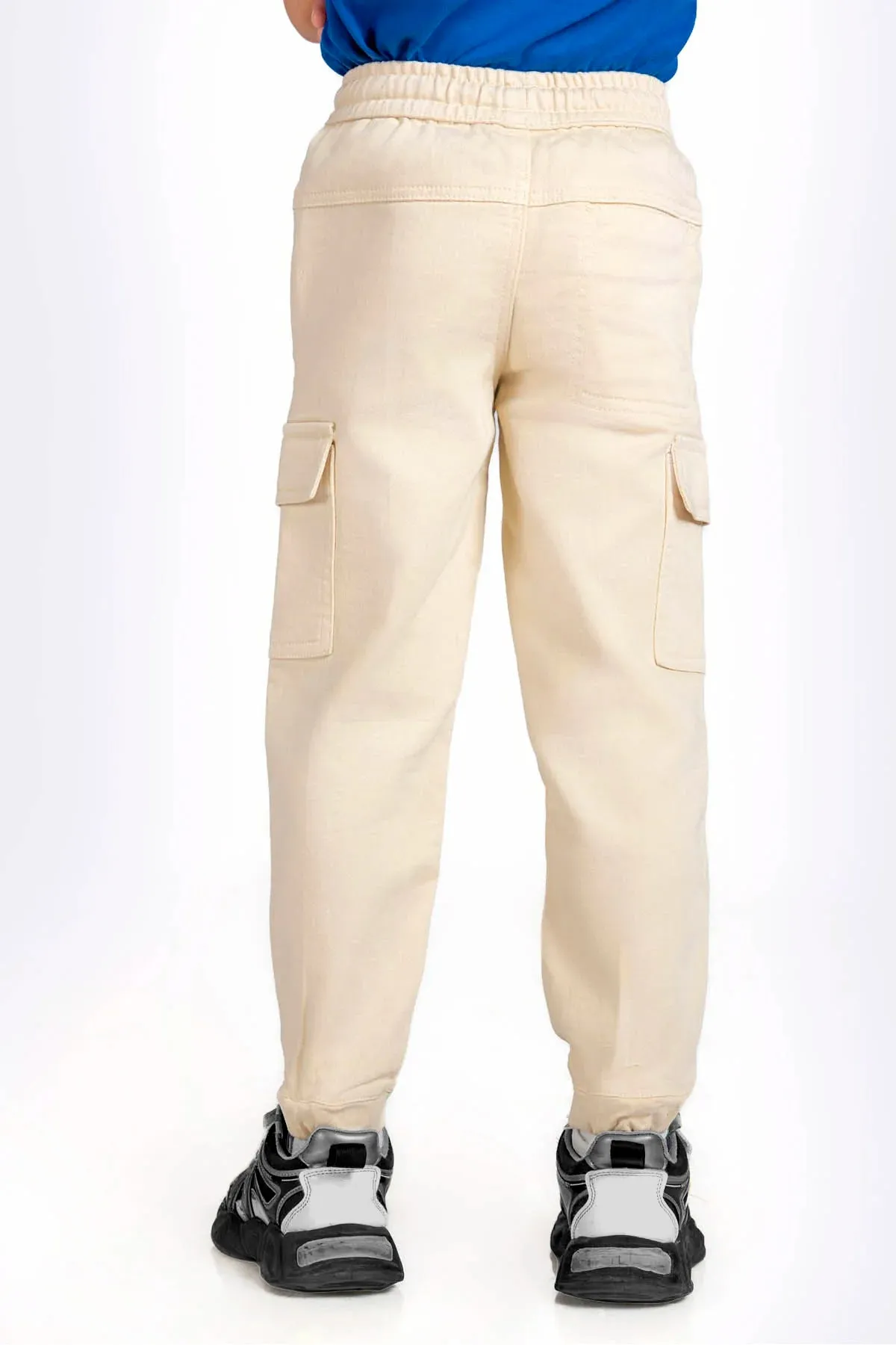 Cargo Jogger For Boy - Fog