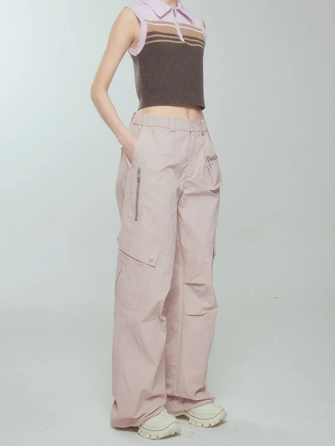 Casual Straight Cargo Pants