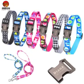 COZY JOY Dog Collar Personalized Nylon Pet Tag