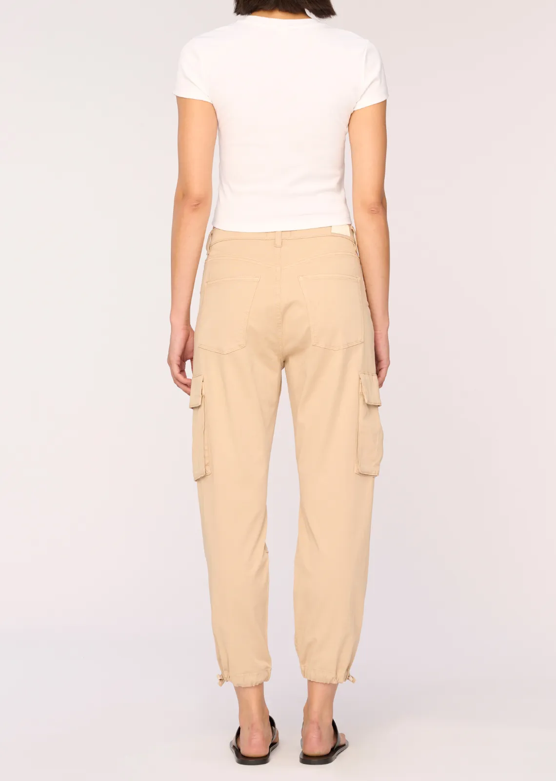 DL1961 Gwen Jogger Cargo- Flax