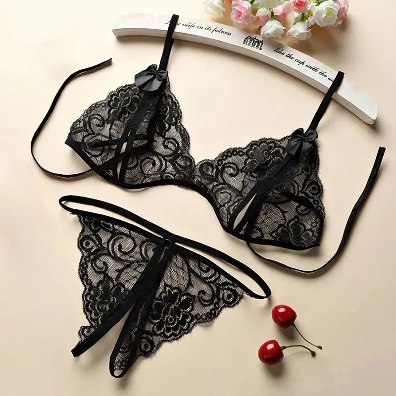 Erotic  PU Leather Harness Bra Set BDSM Bondage Garters - several options