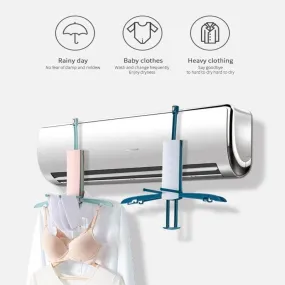 Foldable Air Conditioning Drying Hanger Rack