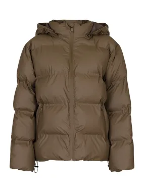 Fox C Puffer Jacket - Dark Taupe