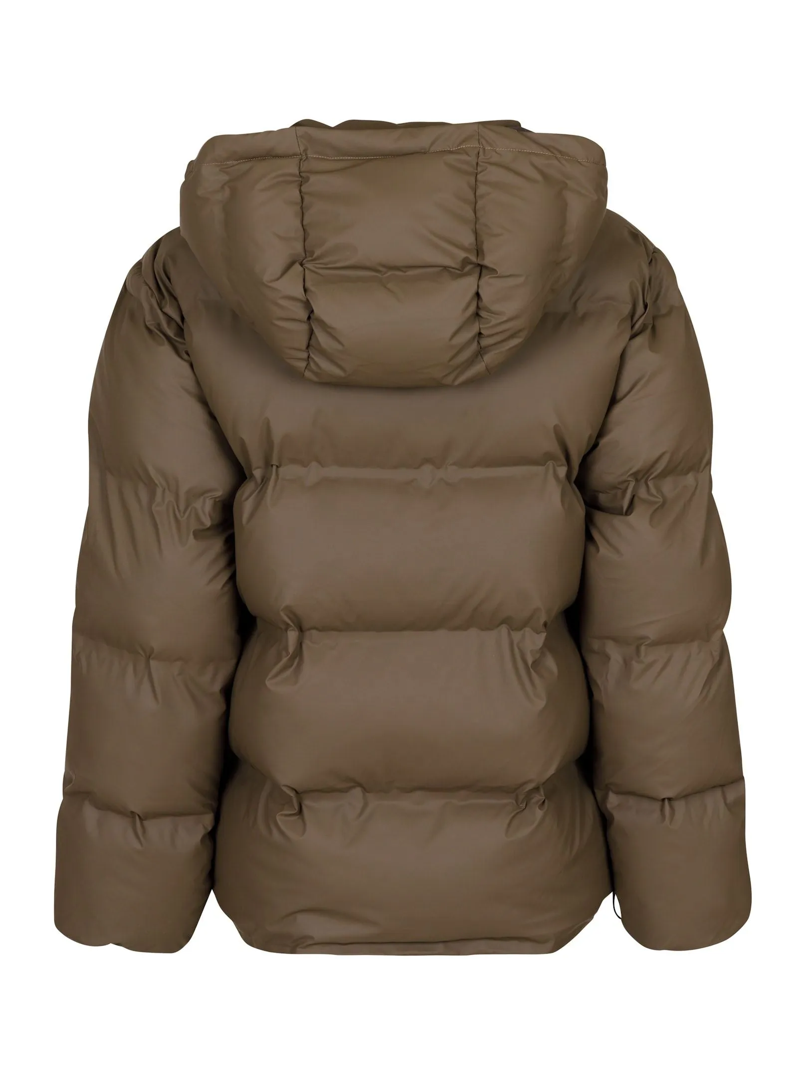 Fox C Puffer Jacket - Dark Taupe