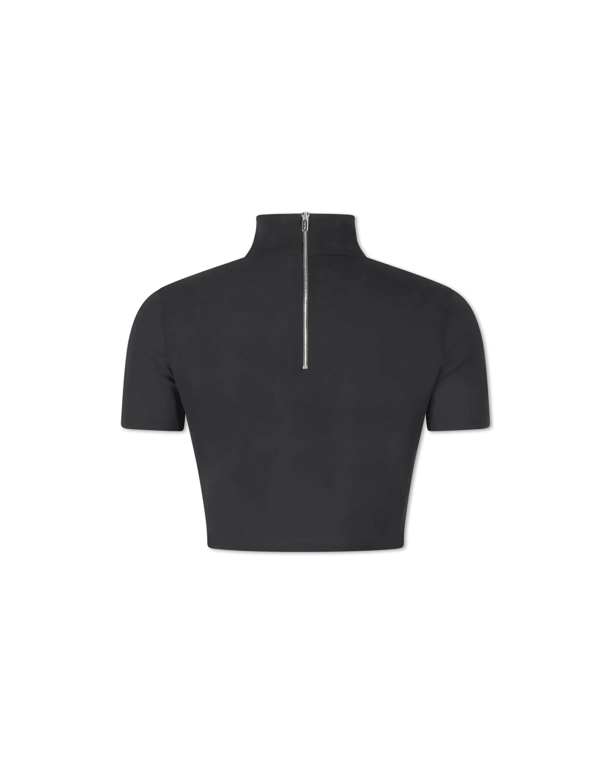 Georgette Turtleneck Cropped Tshirt