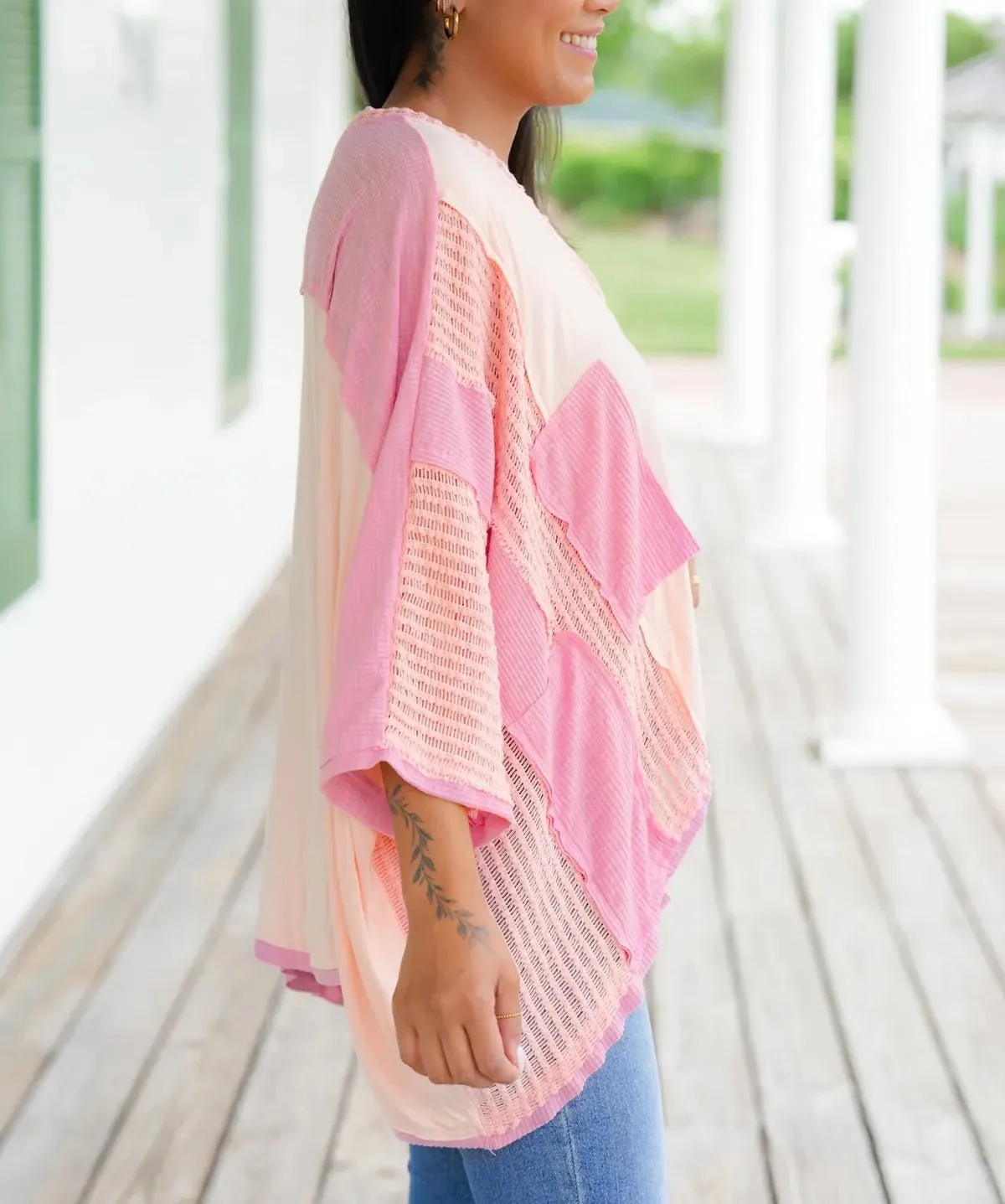 LOVELY DAY OVERSIZED TOP BY POL