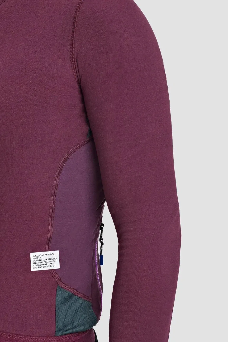 MAAP Alt Road Long Sleeve Jersey - Burgundy