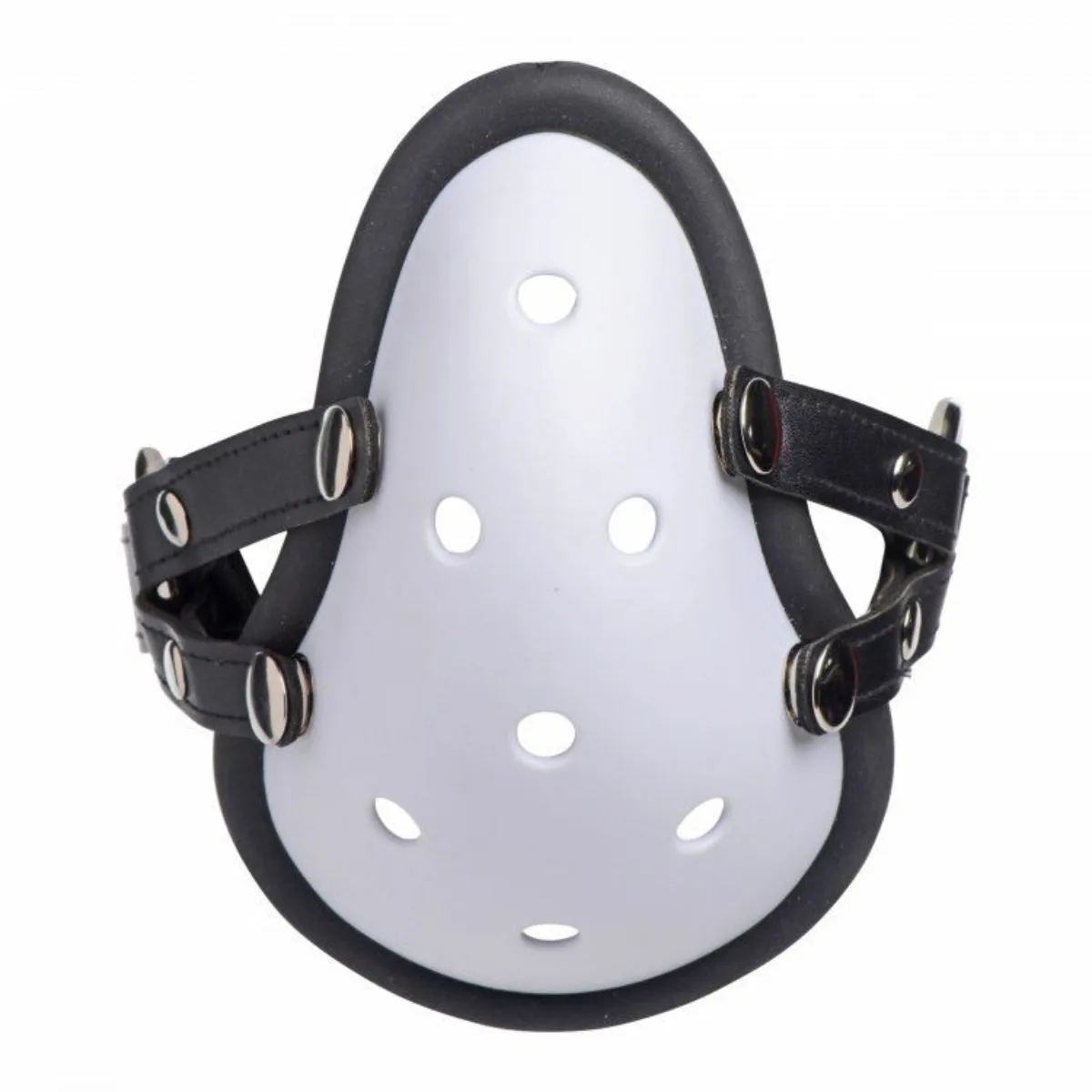 Master Series Musk Athletic Cup Muzzle White Black
