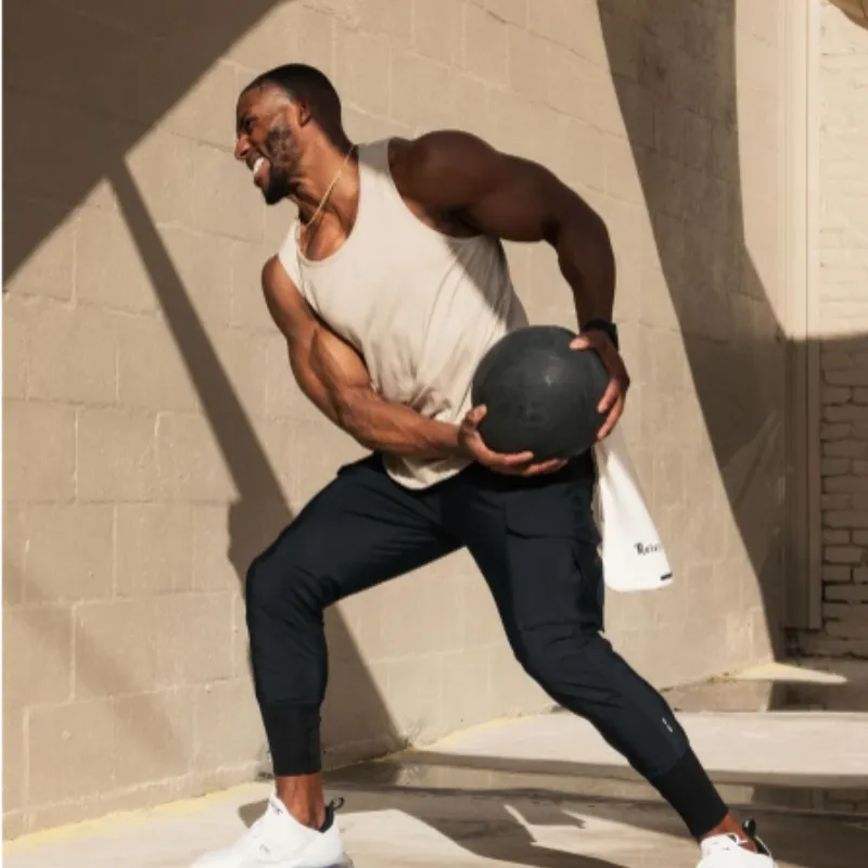 Men's Modern Jogger Cargo Pants with Large Pockets | Perfect for All Seasons