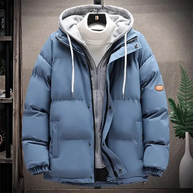 Men's Trendy Puffer Jacket with Hood | Ideal for Autumn/Winter