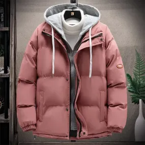 Men's Trendy Puffer Jacket with Hood | Ideal for Autumn/Winter