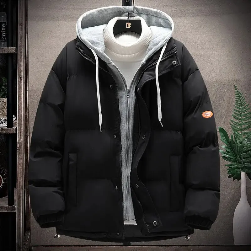 Men's Trendy Puffer Jacket with Hood | Ideal for Autumn/Winter
