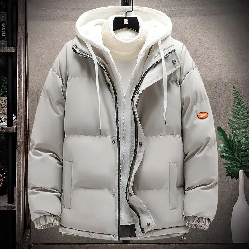 Men's Trendy Puffer Jacket with Hood | Ideal for Autumn/Winter