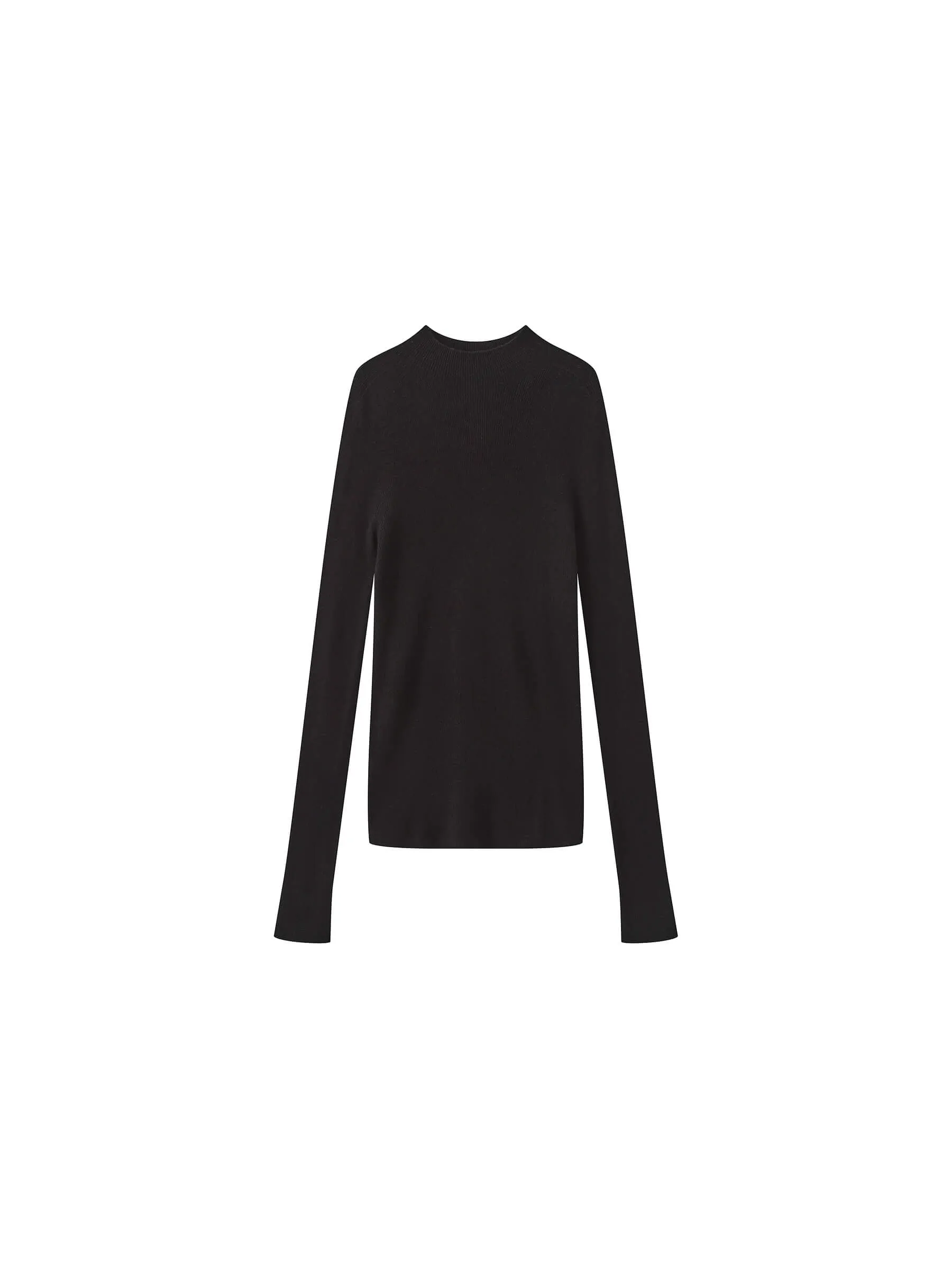Merino Wool Turtleneck Knitwear Jumper