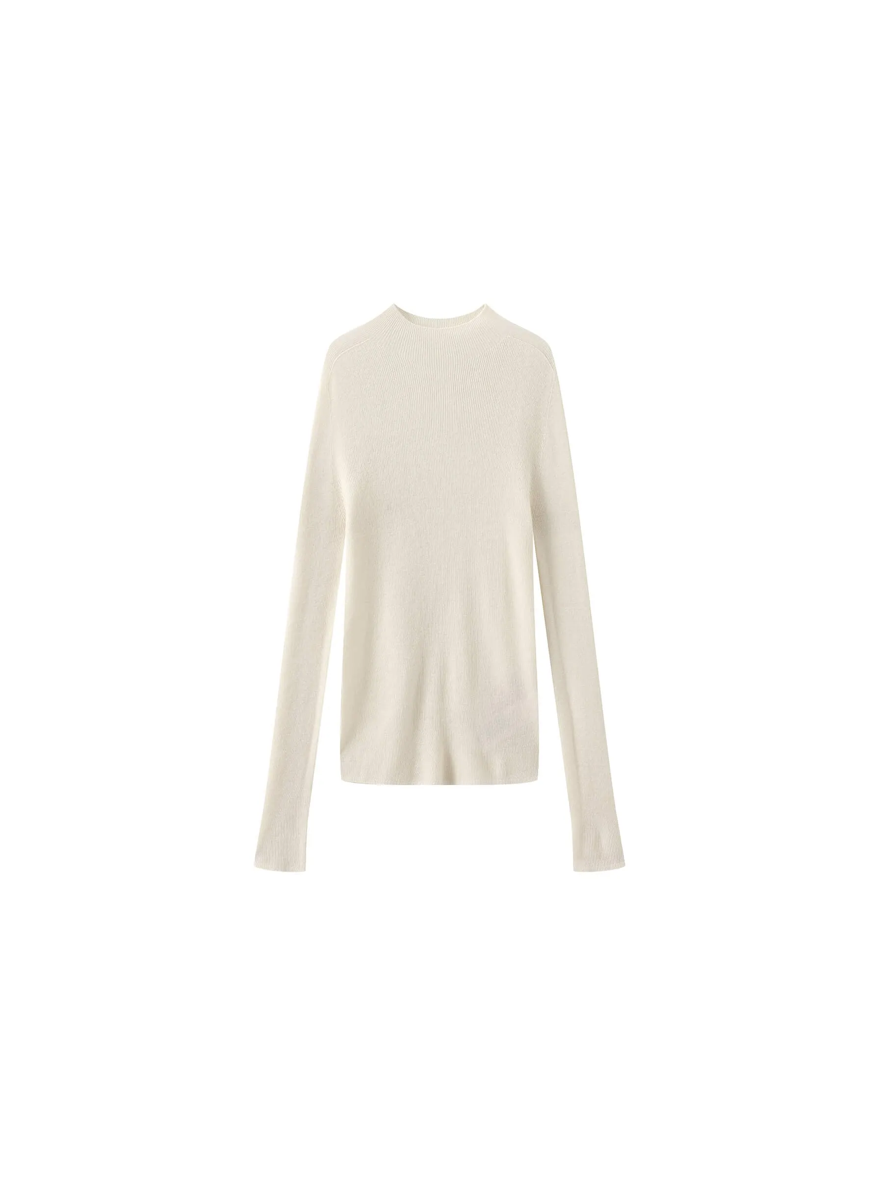 Merino Wool Turtleneck Knitwear Jumper