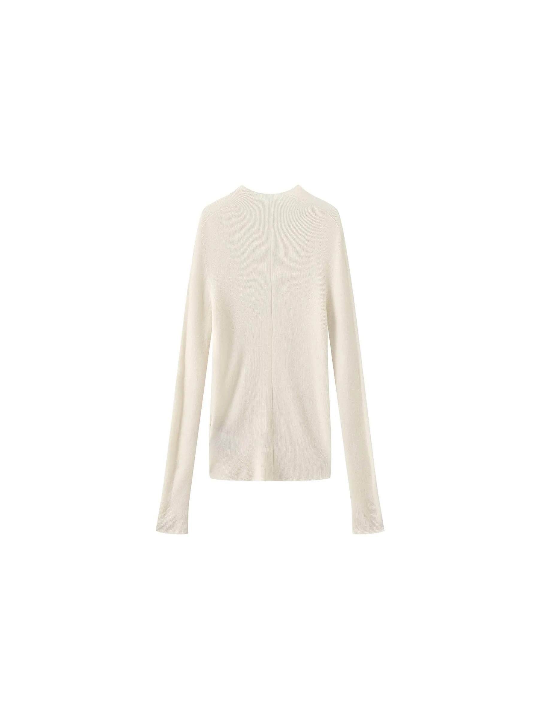 Merino Wool Turtleneck Knitwear Jumper