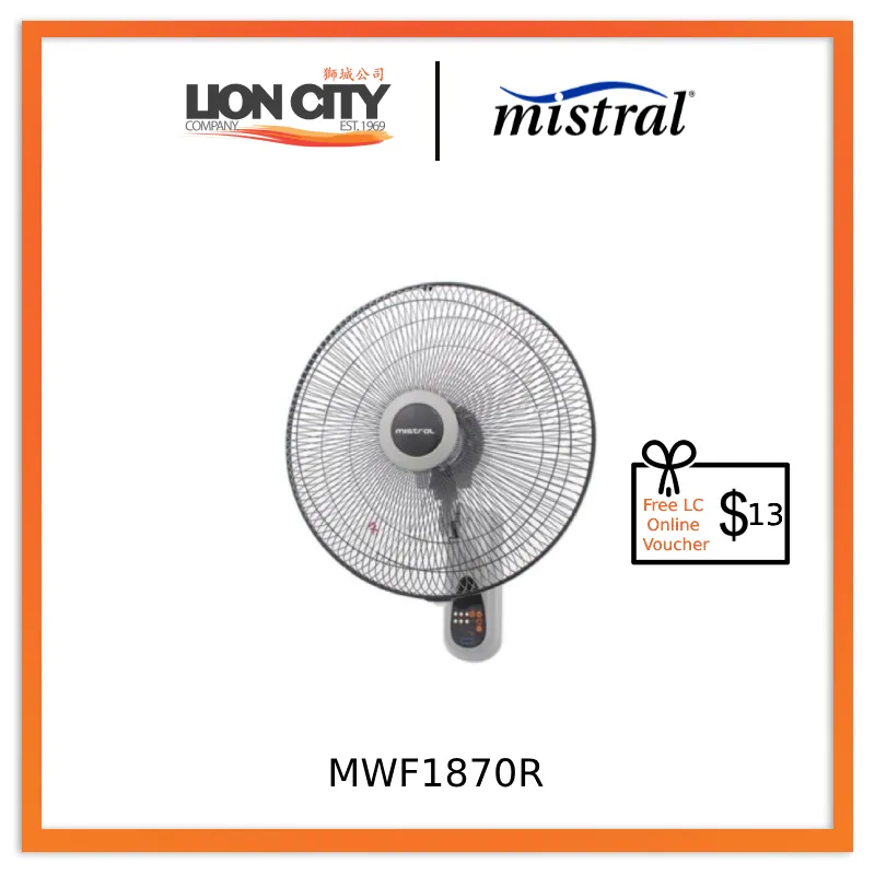 Mistral MWF1870R 18 inch Wall Fan Remote