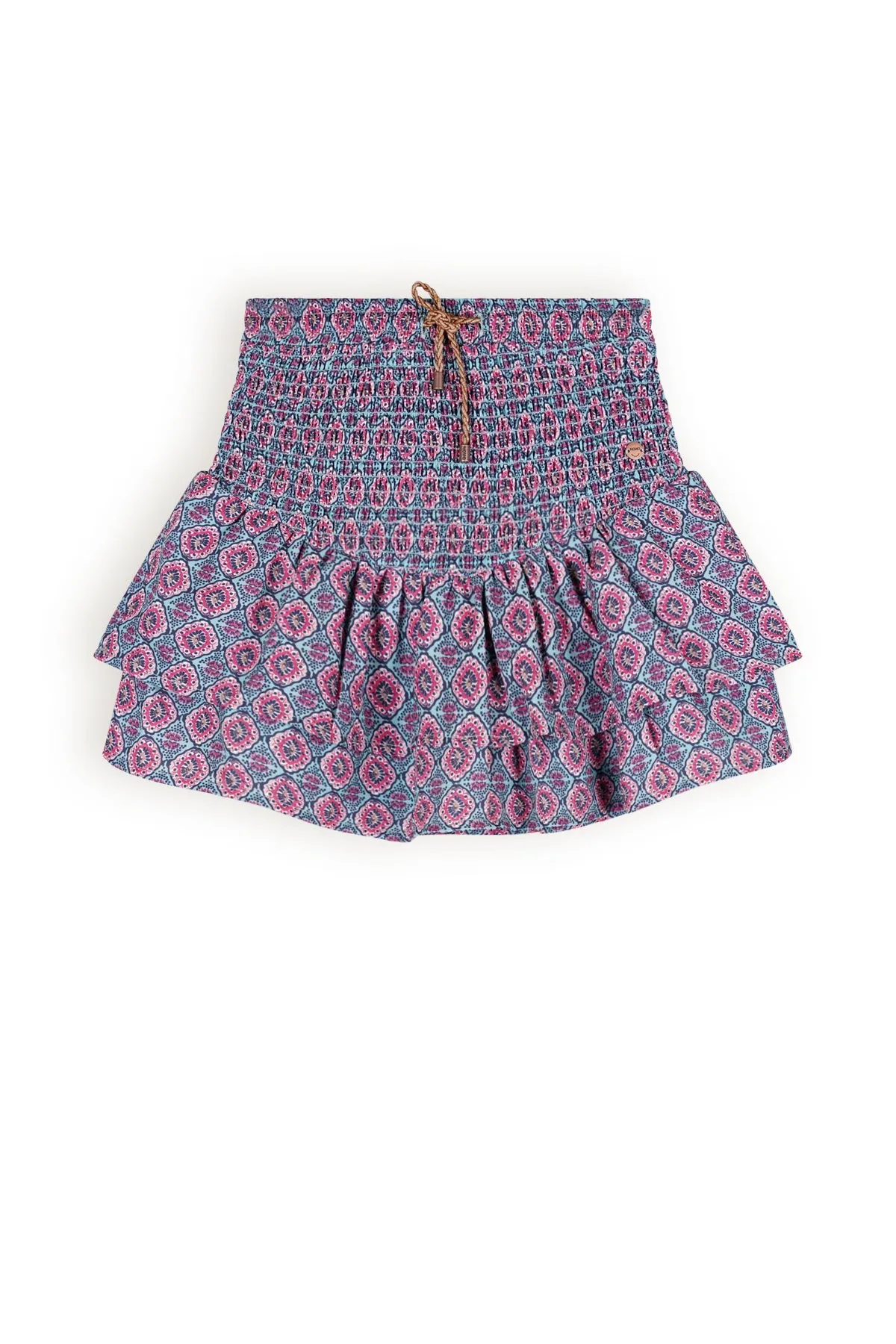 NoNo Nami smocked layered skirt