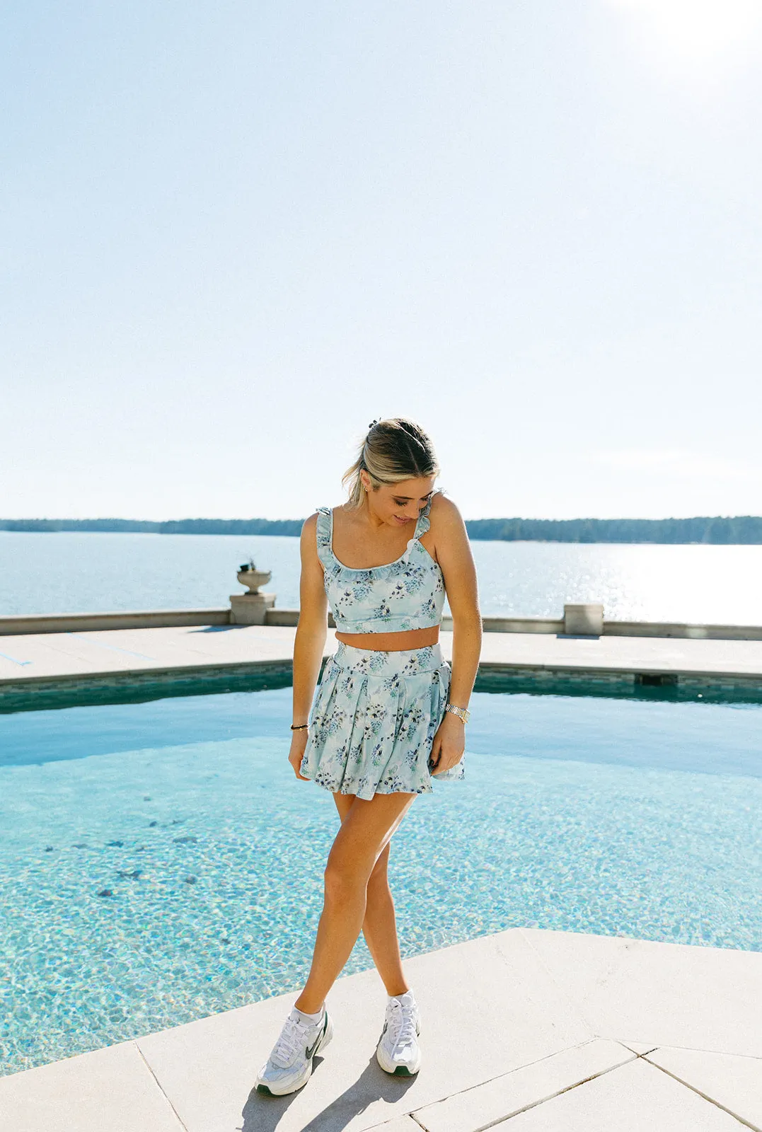 On Cloud Nine Skirt - Blue