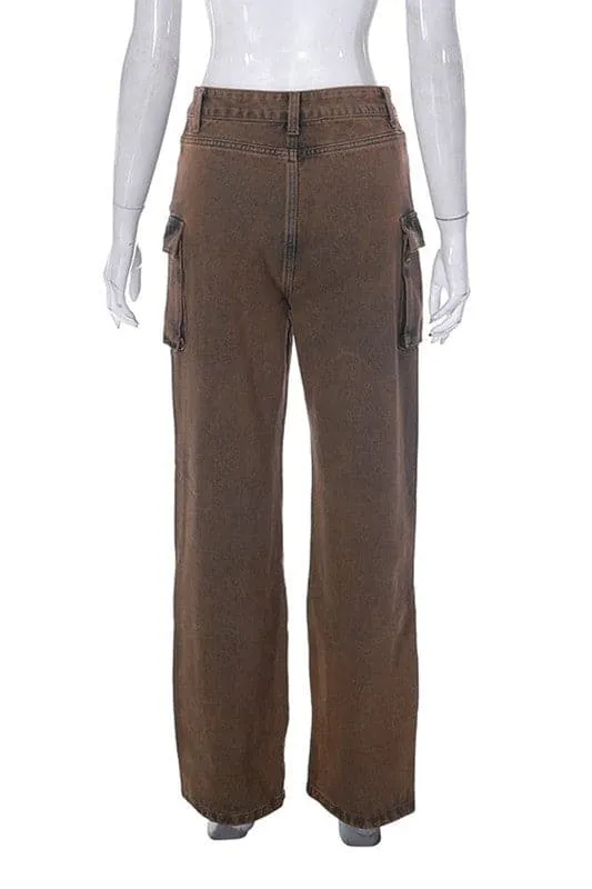 PA432 Straight Denim Long Pants