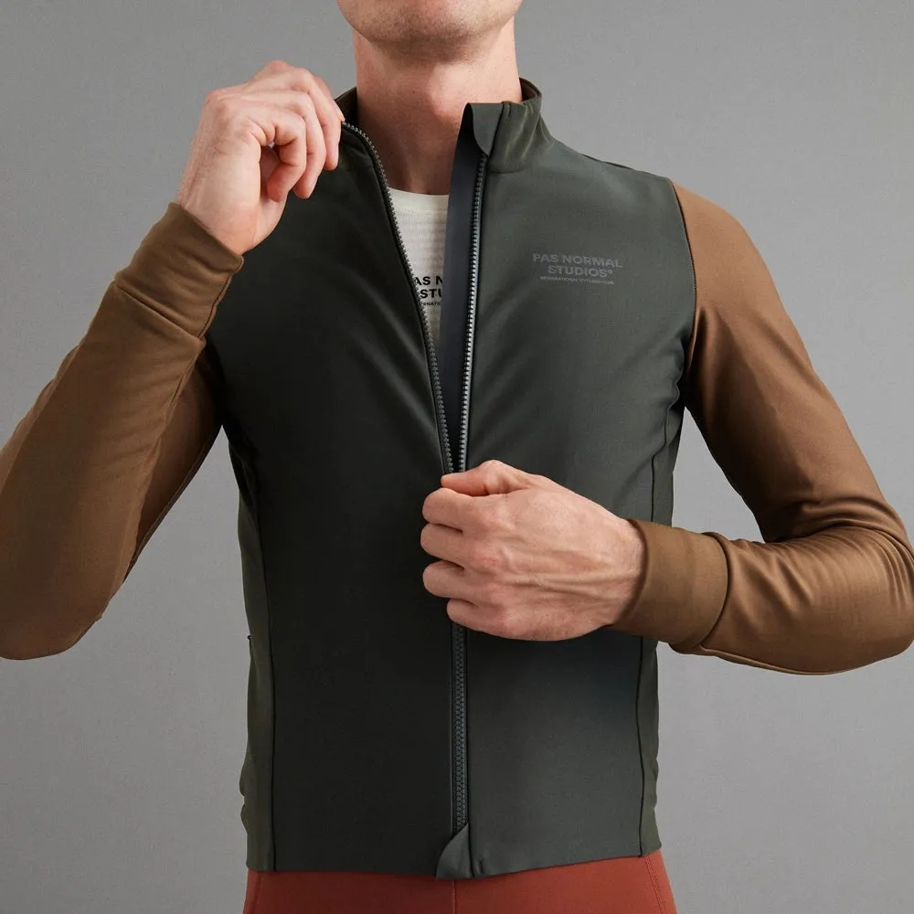 PAS NORMAL STUDIOS Mechanism Thermal Long Sleeve Jersey - Dark Olive/Army Brown
