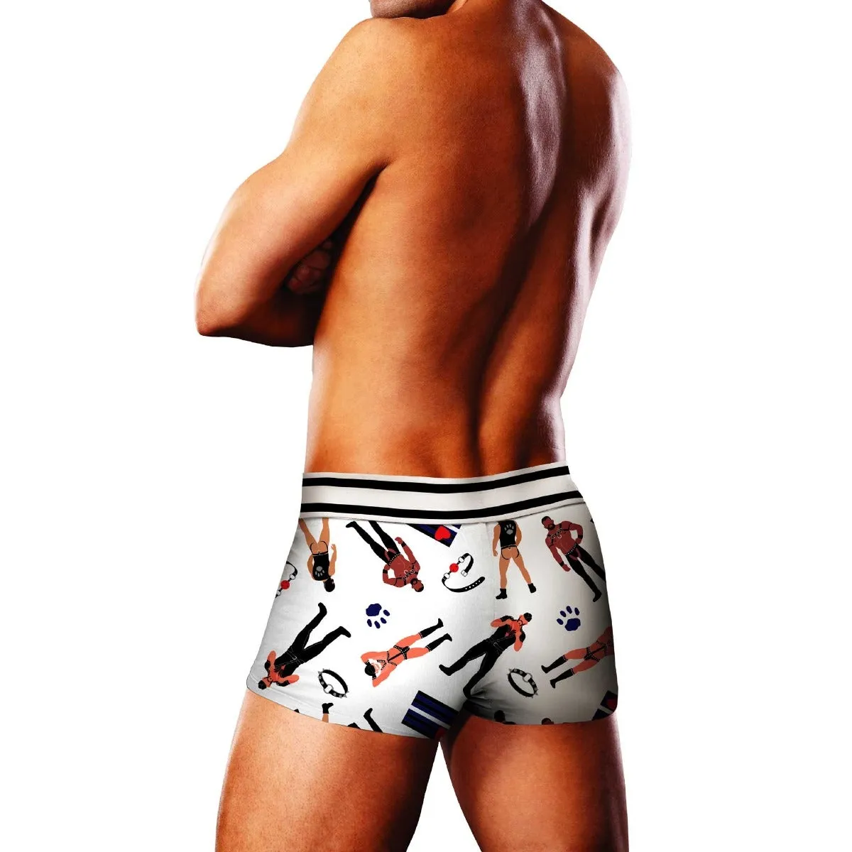 Prowler Leather Pride Trunk Black White