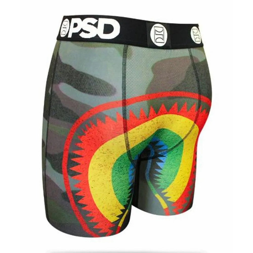 PSD Camo Rainbow Mens Multicolored Boxer Briefs Medium Underwear - E31811024-MUL-M