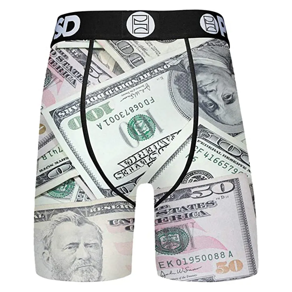 PSD Mens Green Cash Underwear - E32011007-GRN-XL