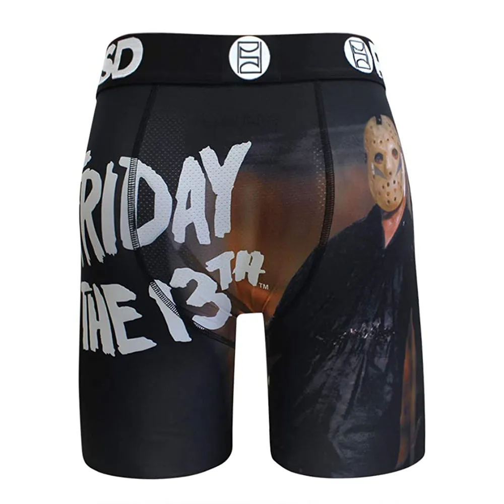 PSD Mens Stretch Long Lasting Boxer Briefs Freddie Claw Underwear - E31911119-BLK-XXL