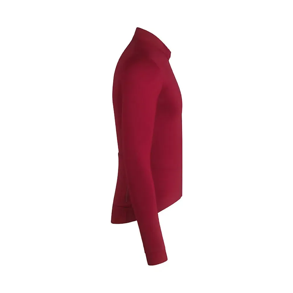 RAPHA Pro Team Long Sleeve Thermal Jersey AW2023 - BFS Dark Red
