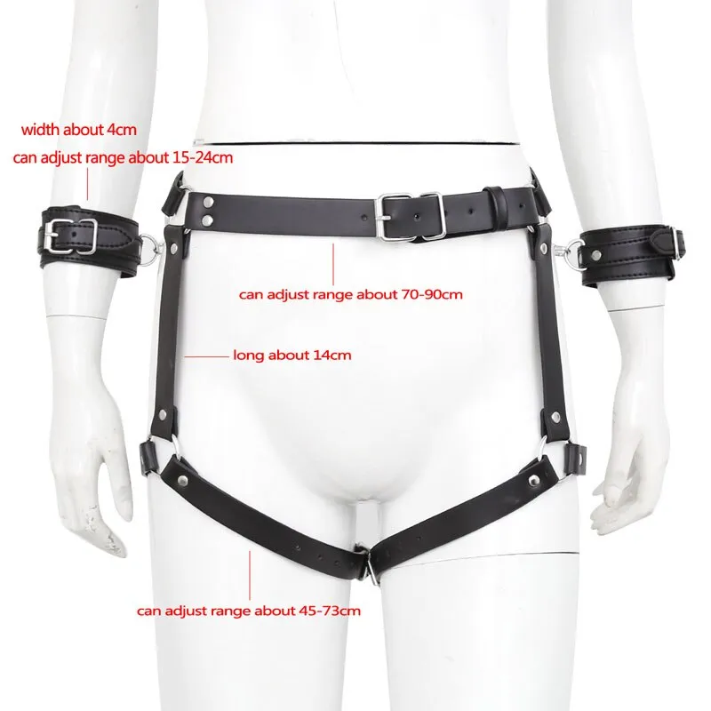 Slave Underwear Briefs Pantes Handcuffs