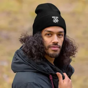 Sleek 100% Turbo Acrylic Snake Cuffed Beanie for Men & Women
