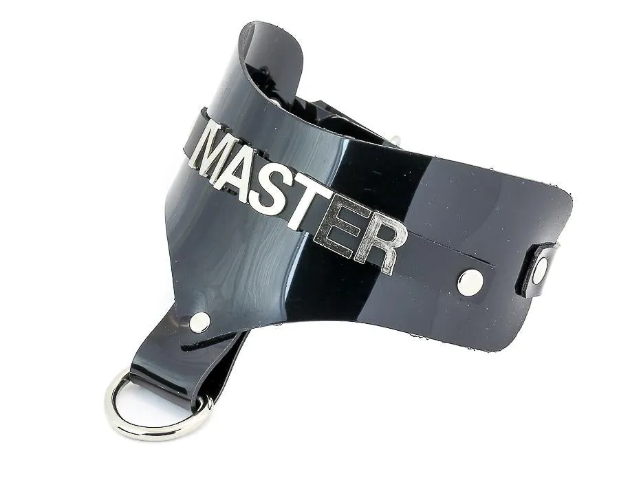Steel Letter Vinyl Clear Name Choker