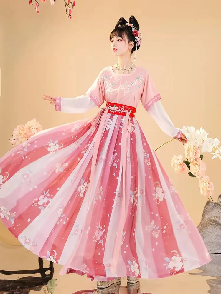Tang Dynasty Hanfu Women's Dunhuang Summer Ancient Dress