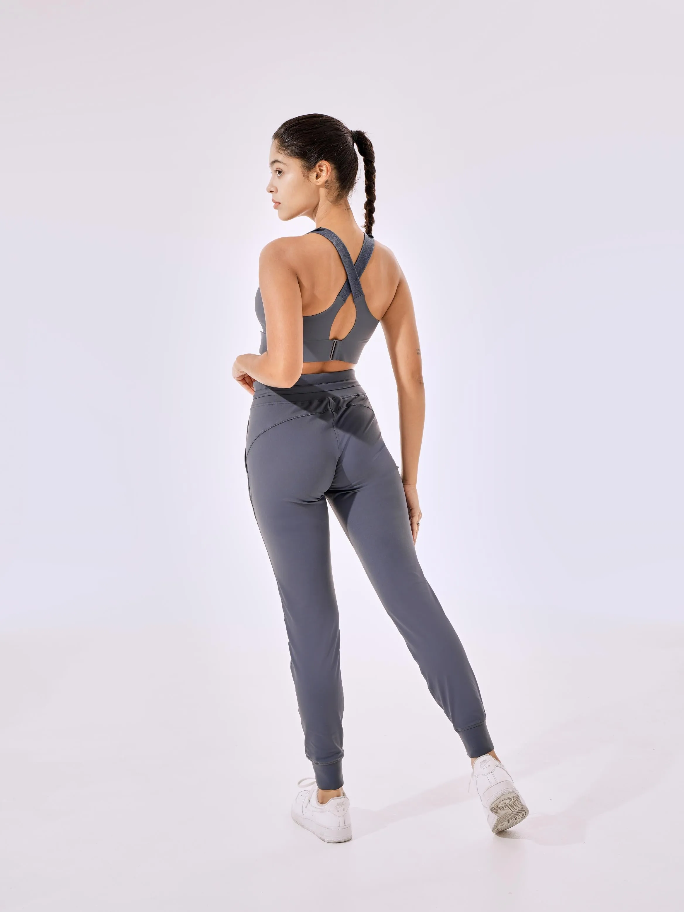Tangs Display - Cooling & Buttery Soft Velvet Joggers With Cuffs