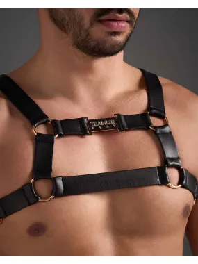 TEAMM8 Flex Harness - Faux Leather Black