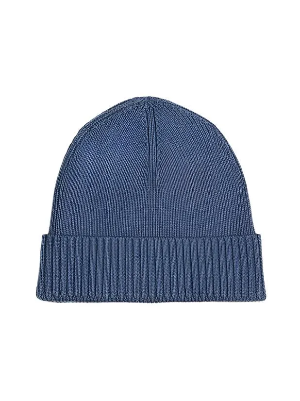 Tommy Hilfiger Mens Flag Beanie with Cashmere Blue Hills