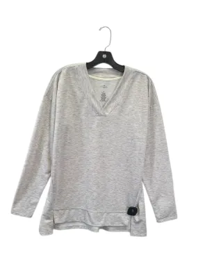 Top Long Sleeve By St Johns Bay In Purple & Tan, Size: M
