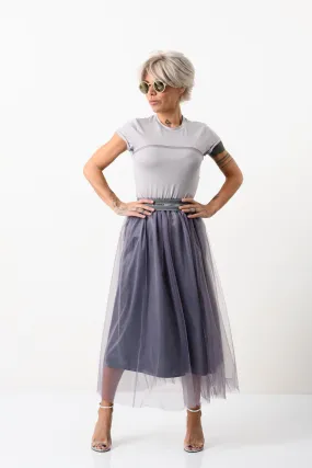 Tulle Skirt   Lilac Top Outfit Set