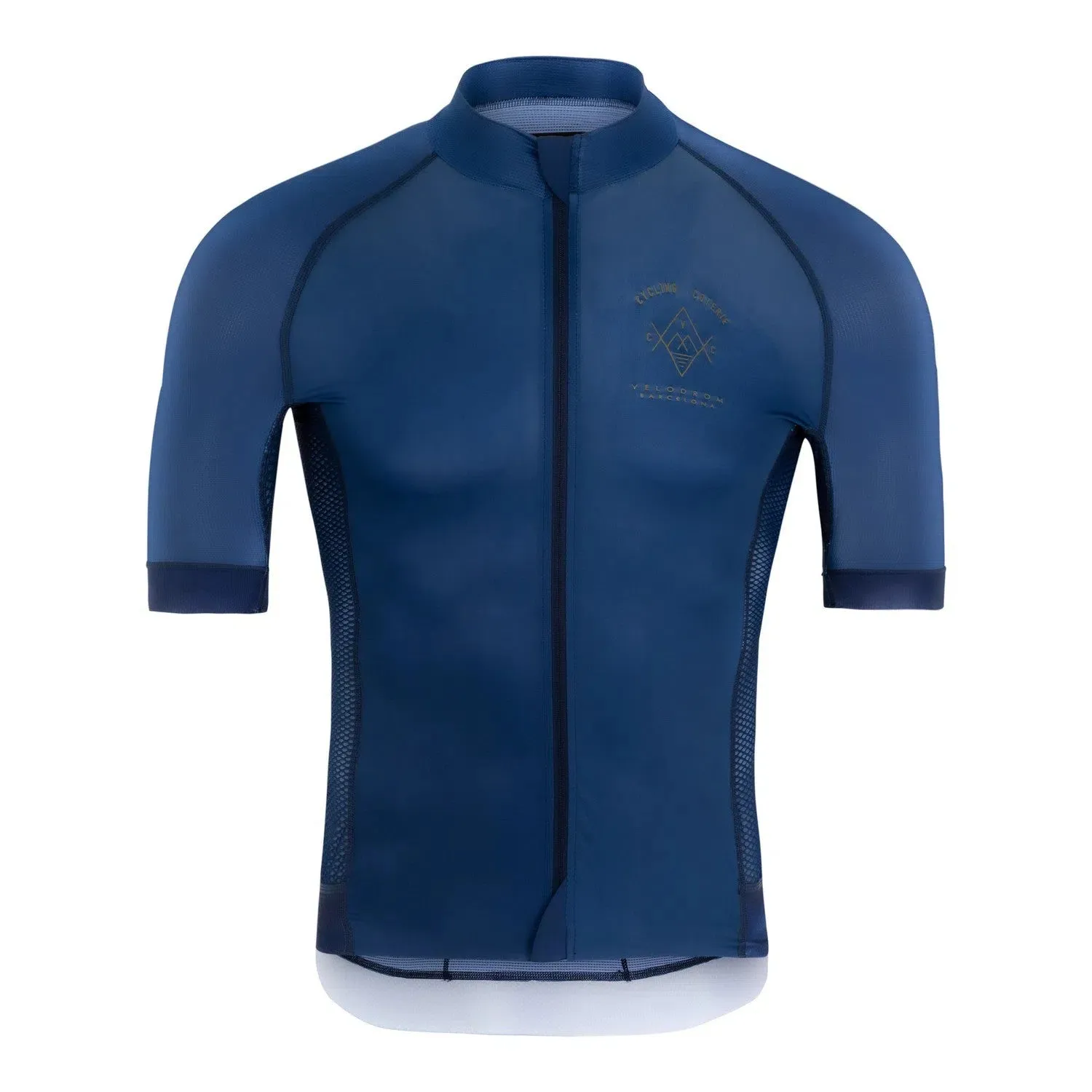 VELODROM VCC Jersey - Reflective Navy/Gold