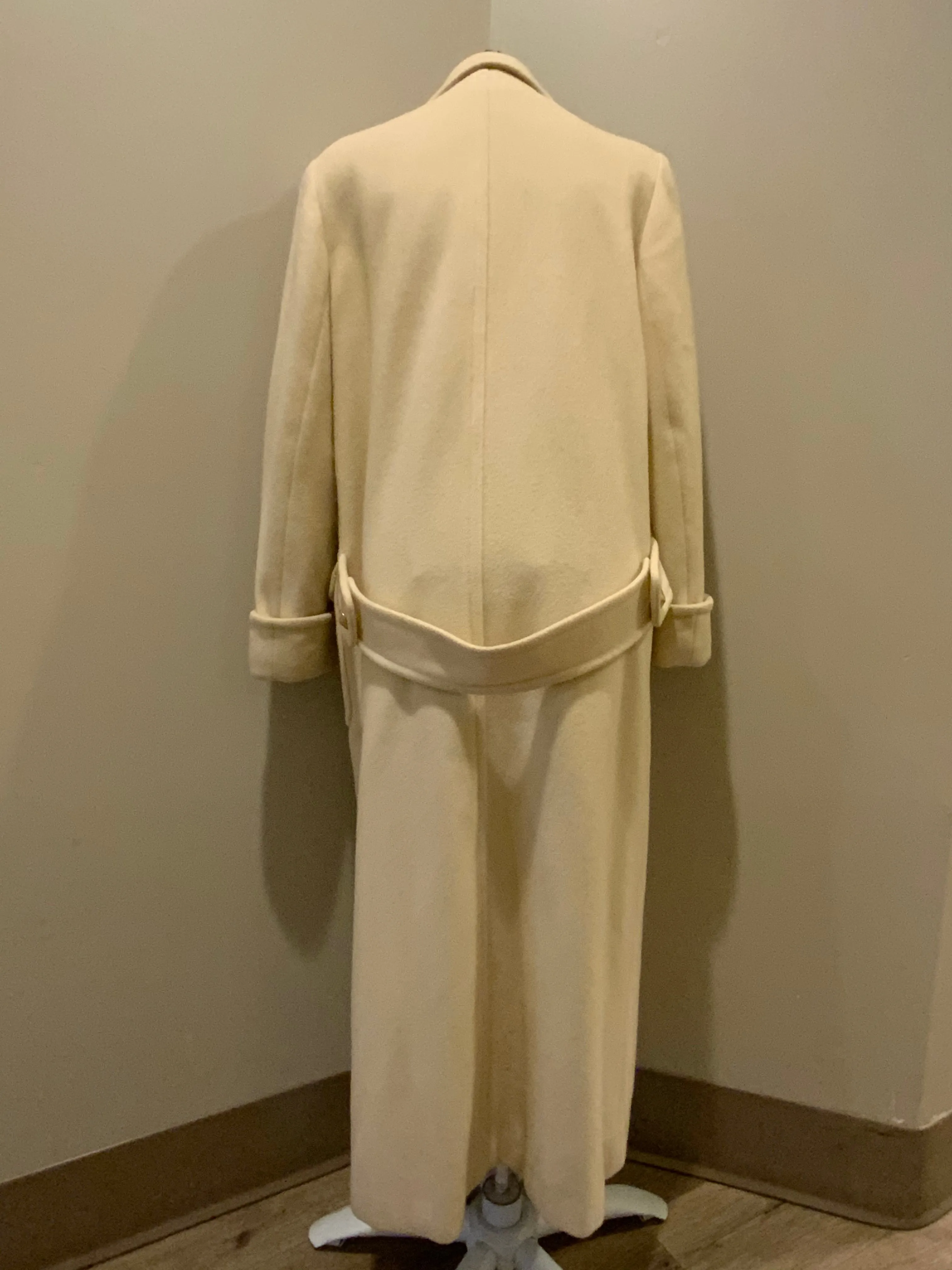 Vintage Raffinati Cream Wool Coat