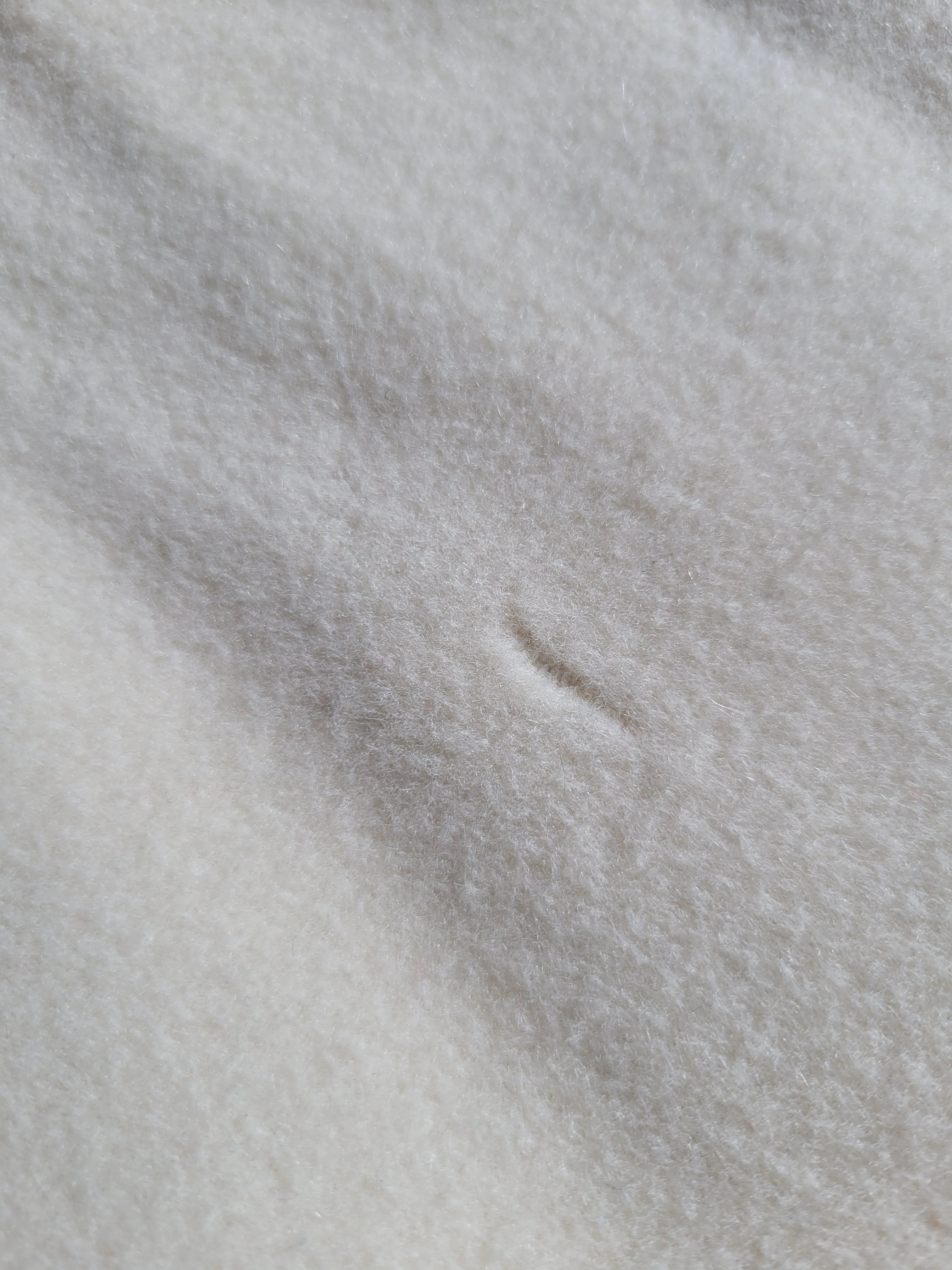Vintage Raffinati Cream Wool Coat